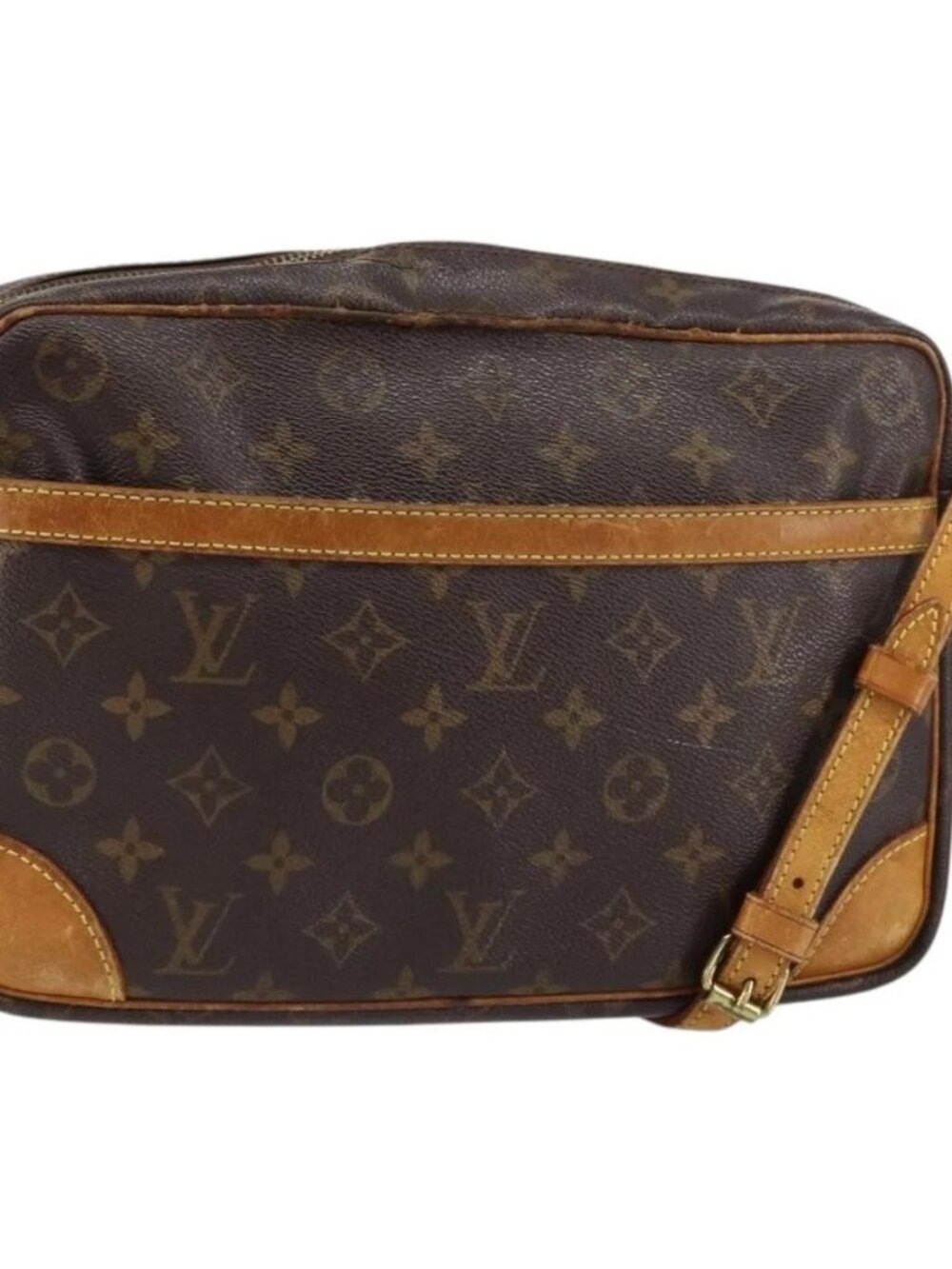 LOUIS VUITTON Monogram Trocadero 27 Shoulder Bag M51274 LV Auth